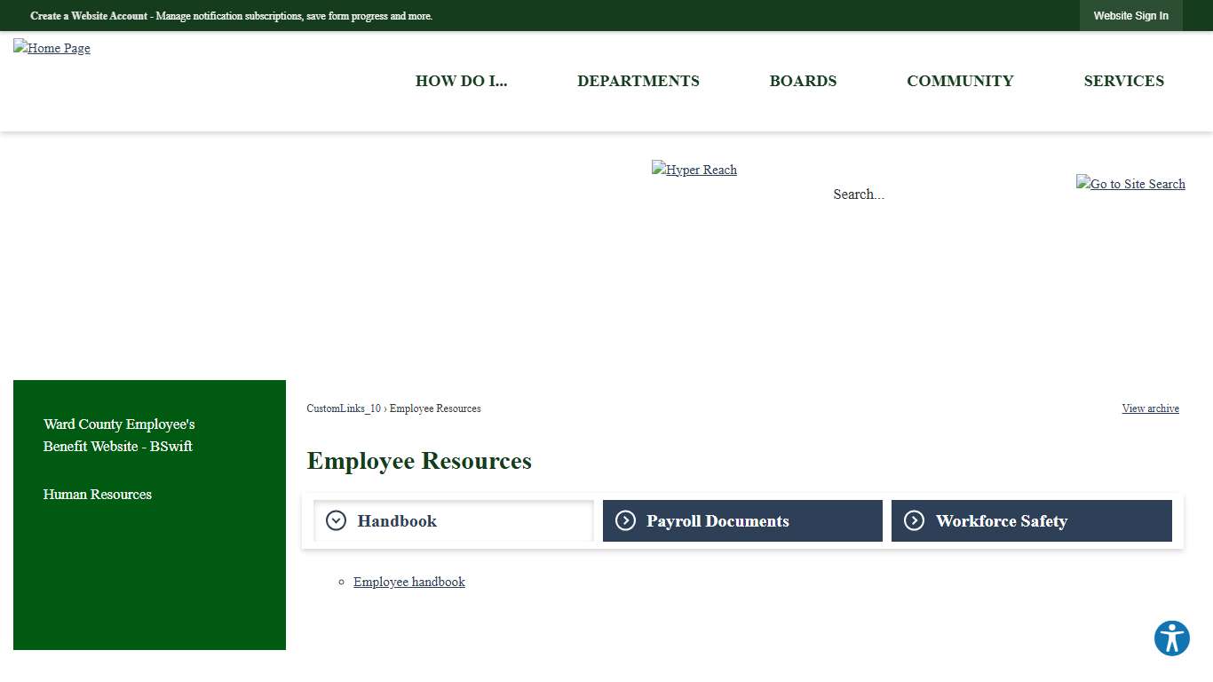 Employee Resources Ward County, ND - Official Website